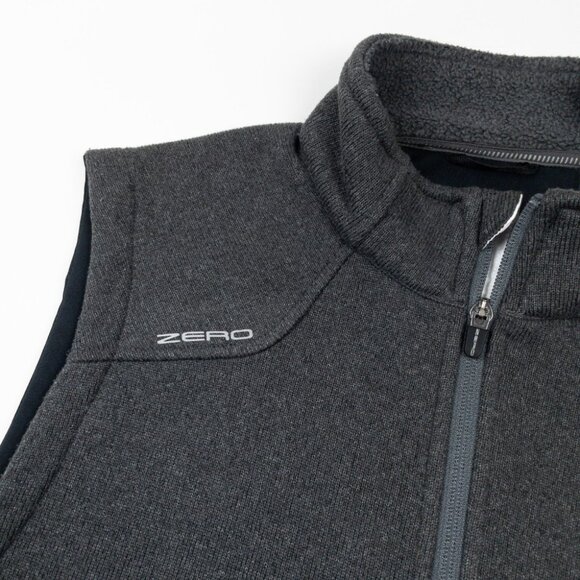 Zero Restriction Fleece Vest Men's Large Gray Half Zip Sweater Golf Tour Series - Picture 4 of 14